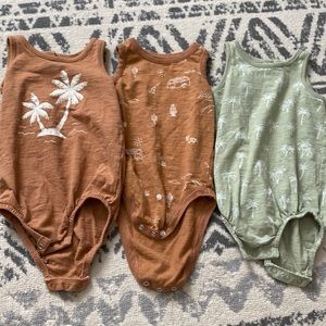 Beachy Tank Onesies - Little Co.